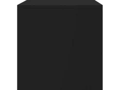 Mueble para TV madera contrachapada negro100x40x40 cm ES45566