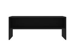 Mueble para TV madera contrachapada negro100x40x40 cm ES45566