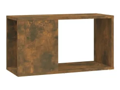 Mueble para TV madera contrachapada roble ahumado 60x24x32 cm ES89270