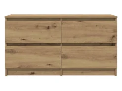 Mueble para TV madera de ingeniería roble artisan 100x35x54 cm