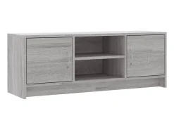 Mueble para TV madera de ingeniería gris Sonoma 102x30x37,5 cm ES64739