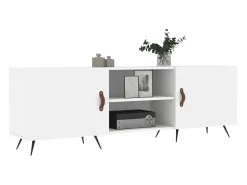 Mueble para TV madera de ingeniería blanco 150x30x50 cm