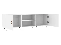 Mueble para TV madera de ingeniería blanco 150x30x50 cm
