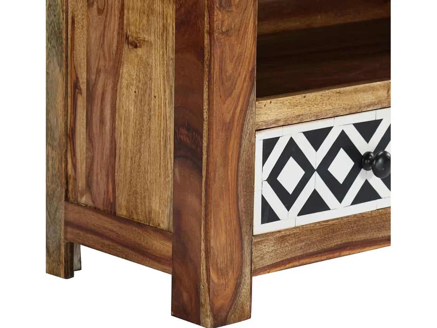 Mueble para TV madera maciza de sheesham 120x30x40 cm