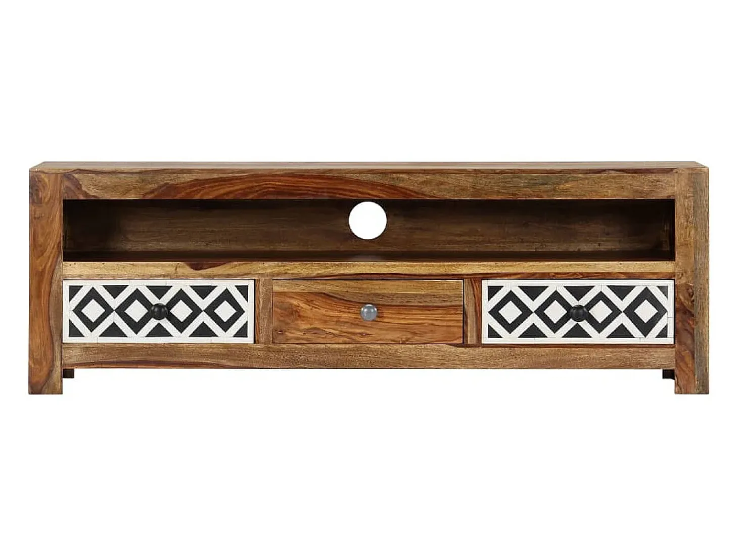 Mueble para TV madera maciza de sheesham 120x30x40 cm