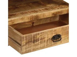 Mueble para TV madera maciza de mango 120x35x45 cm