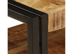 Mueble para TV madera maciza de mango 120x35x45 cm