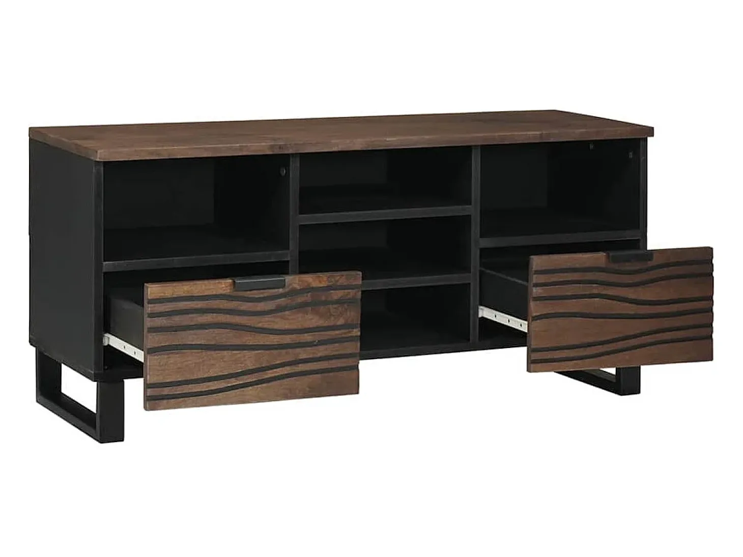 Mueble para TV Marrón 100 x 33 x 46 cm madera maciza de mango