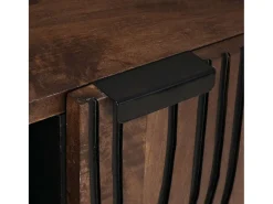 Mueble para TV Marrón 80 x 33 x 46 cm madera maciza de mango