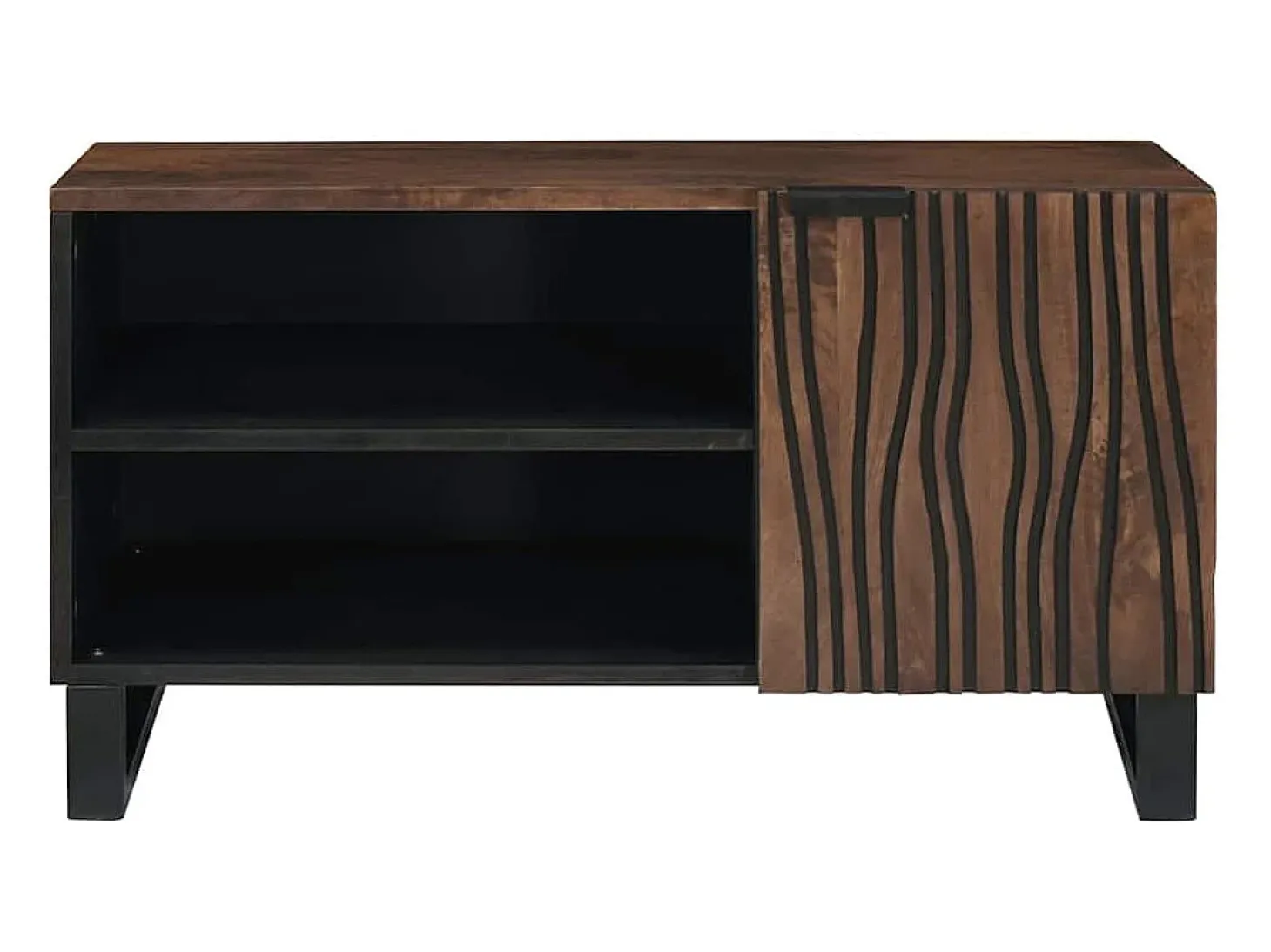 Mueble para TV Marrón 80 x 33 x 46 cm madera maciza de mango