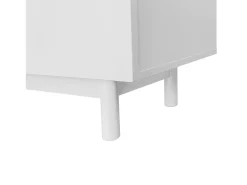 Mueble para TV moderno - con estantes ajustables - de tablero de partículas - Blanco
