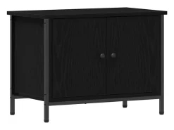 Mueble para TV Roble negro 60 x 35 x 45 cm Madera contrachapada