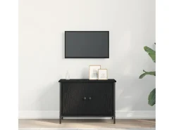 Mueble para TV Roble negro 60 x 35 x 45 cm Madera contrachapada