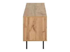Mueble para TV 140x52x35.5 cm madera natural de roble