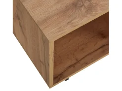 Mueble para TV 140x52x35.5 cm madera natural de roble