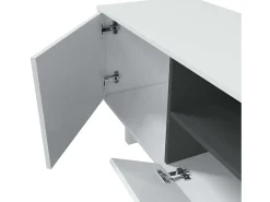 Mueble Salón Comedor Modulo 200+105 cm Color Blanco Belus
