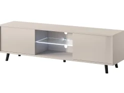 Mueble TV - 140 cm - Topo (Gris-Beige) - LEFYR