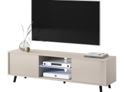 Mueble TV - 140 cm - Topo (Gris-Beige) - LEFYR