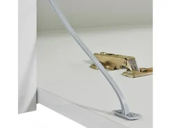 Mueble TV de diseño con puertas abatibles de cajón 200cm Daiquiri White L