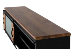 Mueble tv de madera de mango y metal