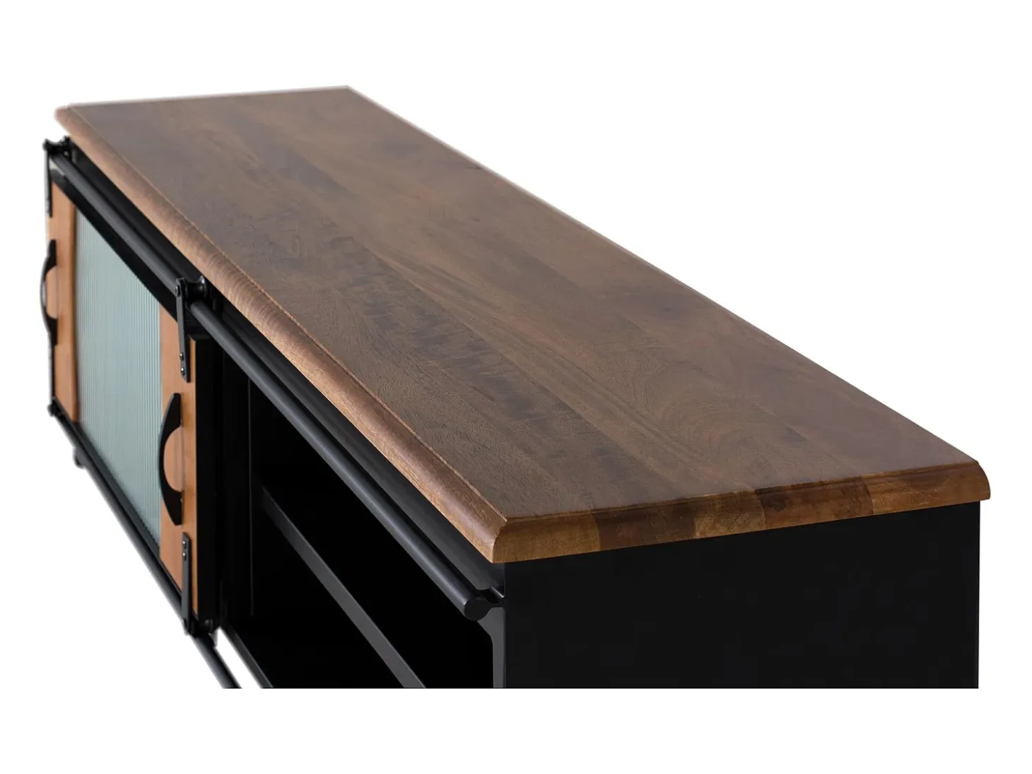 Mueble tv de madera de mango y metal