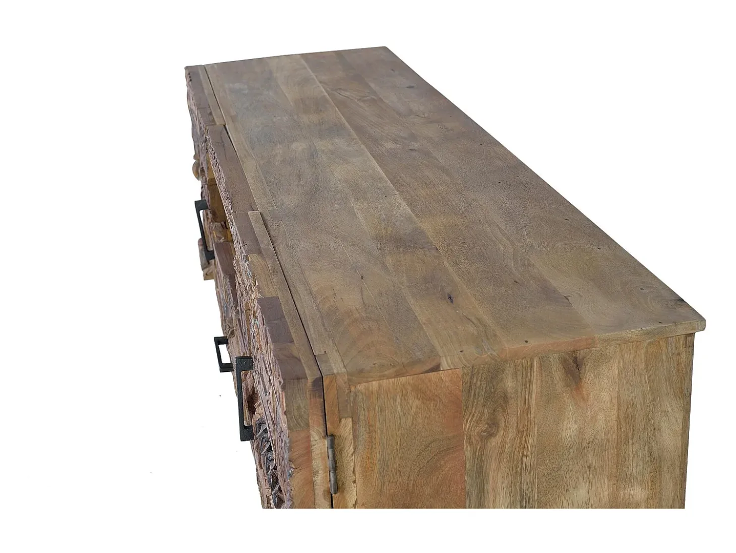 Mueble tv de madera de mango recuperada