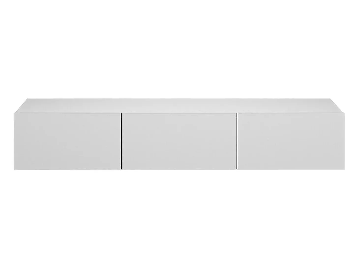 Mueble TV de pared 3 puertas 160 cm Idao Blanco