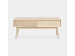 Mueble tv escandinavo efecto madera, 115cm madera