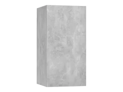 Mueble TV madera contrachapada gris hormigón 30,5x30x60 cm YOE35956