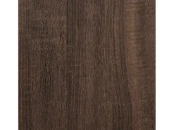 Mueble TV madera ingeniería y metal marrón roble 60x31x39,5 cm