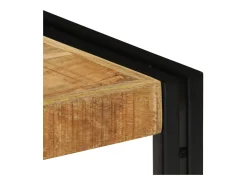 Mueble TV madera maciza de mango 90x30x40 cm YOE97805