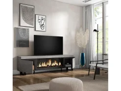 Mueble TV, Televisión, 208x35x57cm, Para TV hasta 80