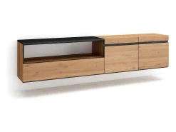 Mueble TV, Televisión, 200x35x45cm, Para TV hasta 80