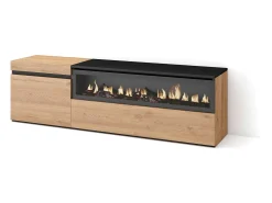 Mueble TV, Televisión, 150x35x45cm, Para TV hasta 65