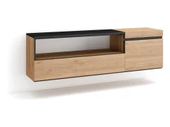 Mueble TV, Televisión, 150x35x45cm, Para TV hasta 65