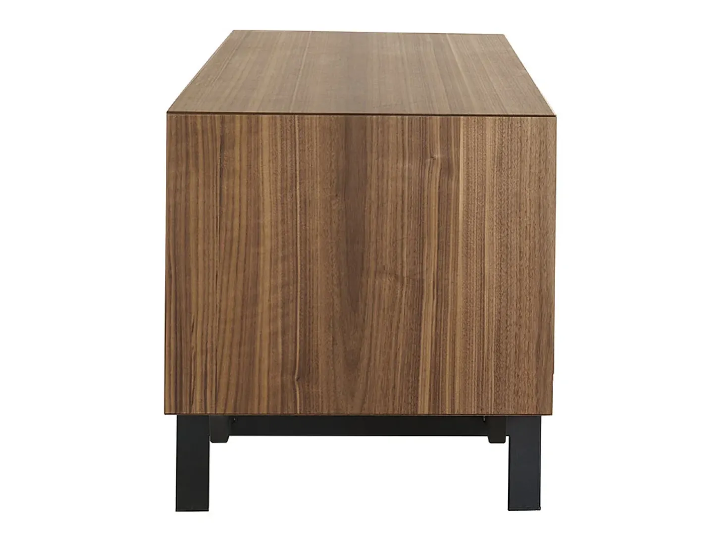 Mueble TV vintage de nogal y metal 200 cm MANNY