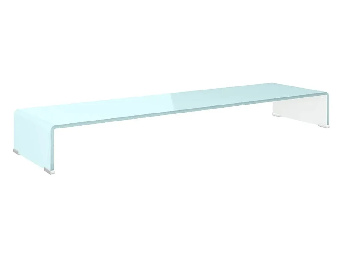 Mueble TV/Elevador de monitor cristal verde 110x30x13 cm YOE32429