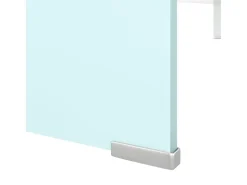 Mueble TV/Elevador de monitor cristal verde 110x30x13 cm YOE32429