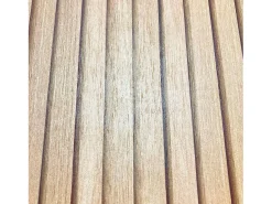 Mueble zapatero almacenaje - A87cm x L90cm x F27cm chêne puertas impresión vallado - Sunne