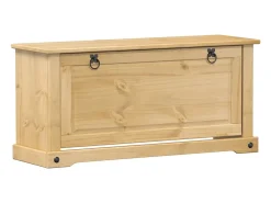 Mueble zapatero Corona madera maciza de pino 99x32x47 cm ES408505