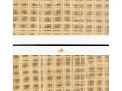 Mueble zapatero de caña blanco roto