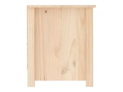 Mueble zapatero de madera maciza de pino 110x38x45,5 cm ES326563
