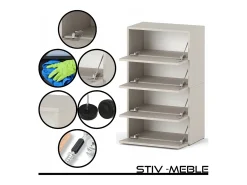 Mueble Zapatero Estrecho Cachemira 60x36x100 cm – Estantería para 10 pares, Almacenamiento para la Entrada