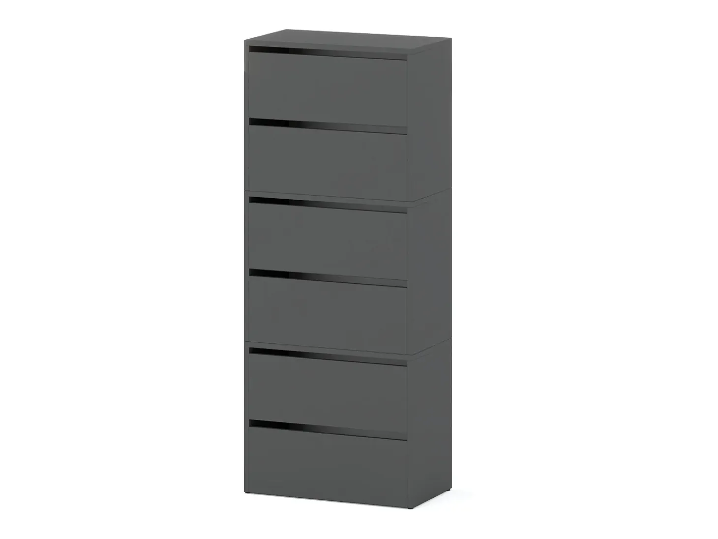 Mueble Zapatero Gris 60x36x150 cm – Para 15 pares – Estantería de Almacenamiento para la Entrada Estilo Loft