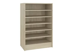 Mueble zapatero madera contrachapada roble Sonoma 60x35x92 cm ES207301