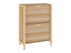 Mueble zapatero madera contrachapada 57,5x33x80 cm ES922623