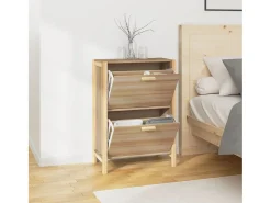Mueble zapatero madera contrachapada 57,5x33x80 cm ES922623
