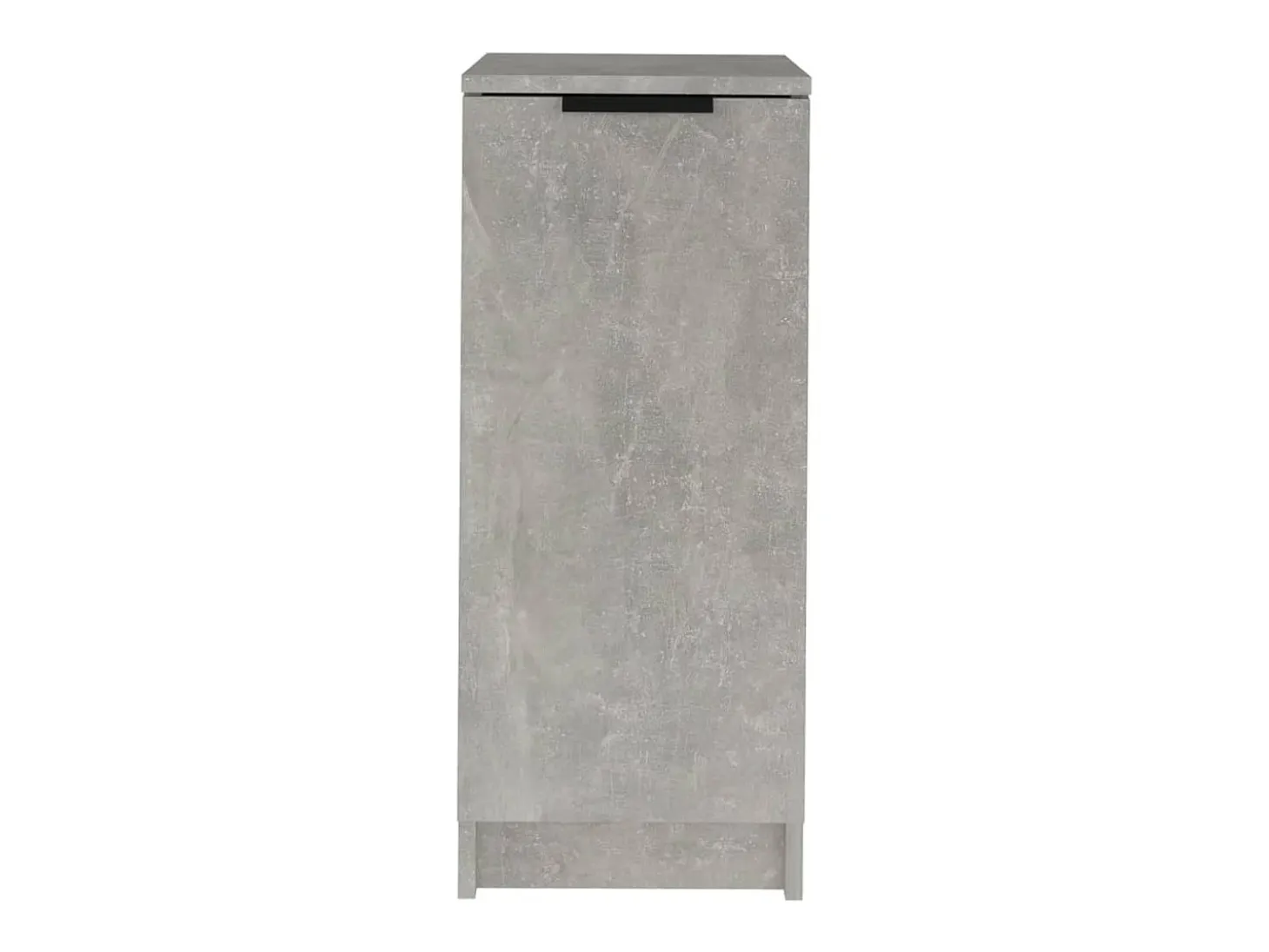 Mueble zapatero madera contrachapada gris hormigón 30x35x70 cm ES136832