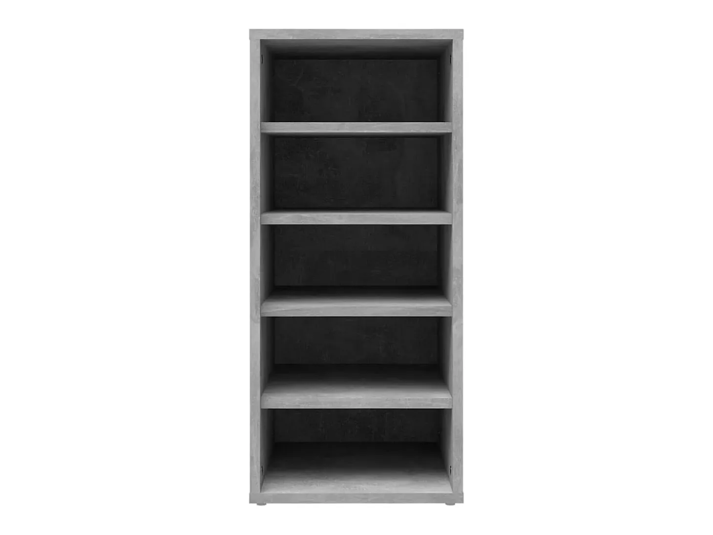 Mueble zapatero madera contrachapada gris hormigón 31,5x35x70cm ES808607