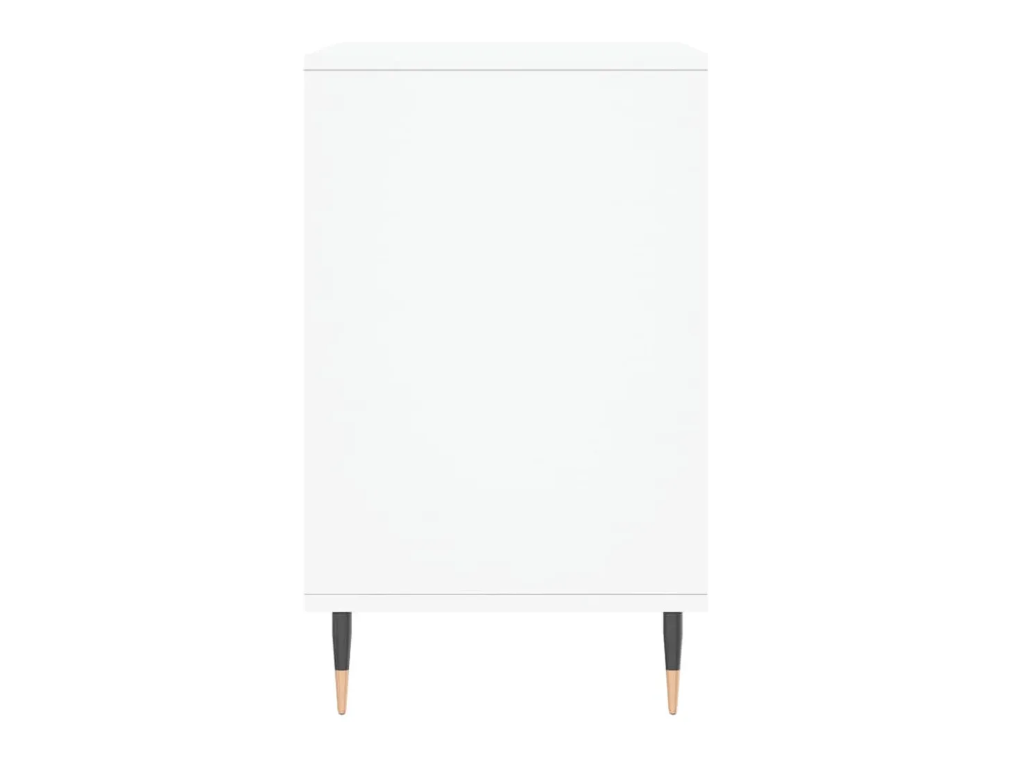 Mueble zapatero madera contrachapada blanco brillo 102x36x60 cm ES765171